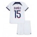 Paris Saint-Germain Danilo Pereira #15 Replika Babykläder Borta matchkläder barn 2023-24 Korta ärmar (+ Korta byxor)